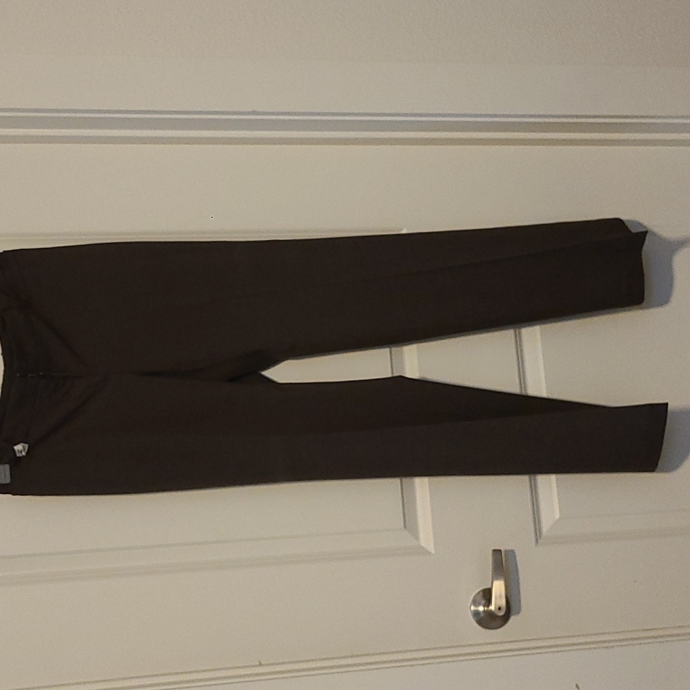 Brown plaid dress pants